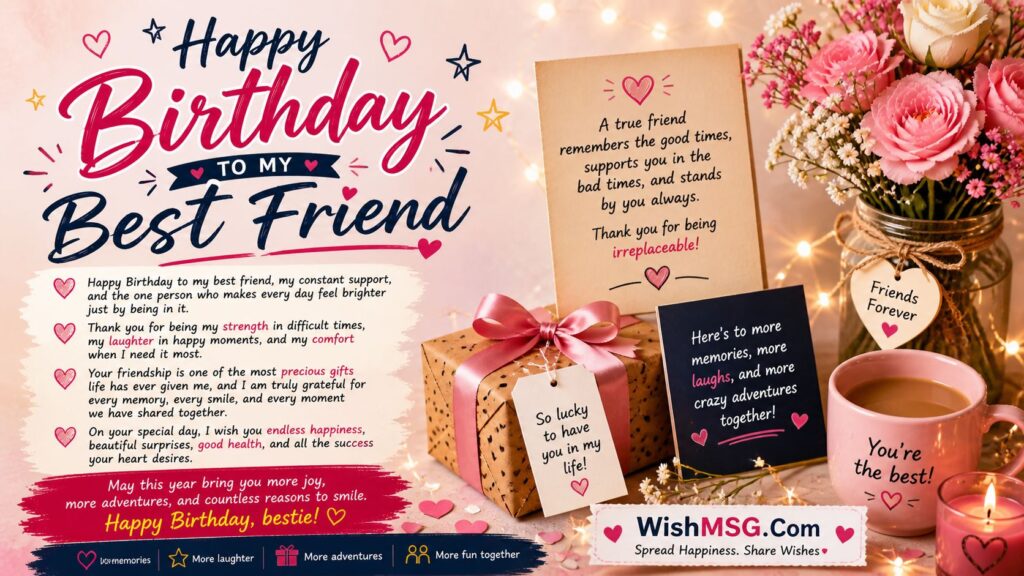 Best Friend Birthday Wishes Image