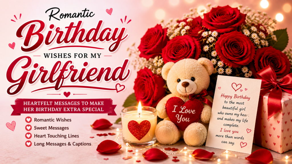 Best Romantic Birthday Wishes for Girlfriend