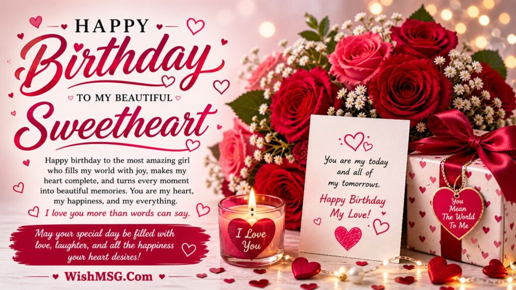 Girlfriend Romantic Birthday Wishes
